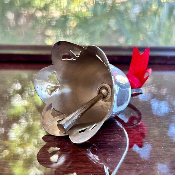 Vintage 1998 International Silver Co. Christmas Bell Ornament – Silver-Plated - Picture 5 of 9